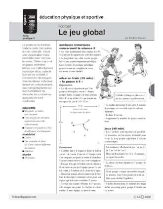 Football (2) / Le jeu global