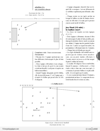 Football (5) / Occuper le terrain