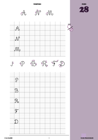 Mon petit cahier d'écriture CE1 / CE2 : Les majuscules cursives (2022) -  Cahier