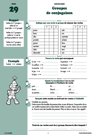 Français CE2 Conjugaison ~ Cahiers malins