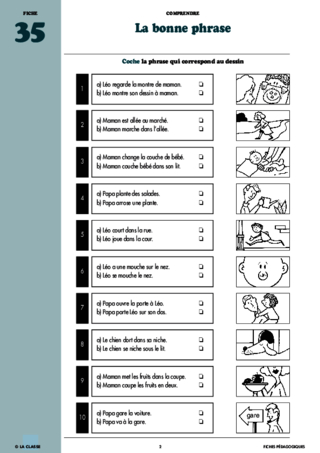 Français CP compréhension ~ Cahiers malins