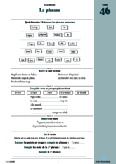 Français CP grammaire ~ Cahiers malins