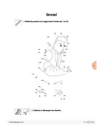 Frises CONTES CELEBRES (3) / Hansel et Gretel