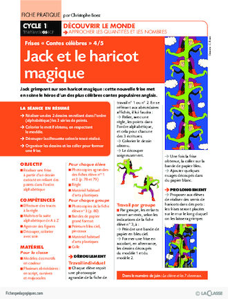 Frises CONTES CELEBRES (4) / Jack et le haricot magique