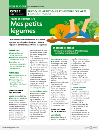 Fruits et légumes (1) / Mes petits légumes