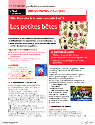 Gilles Diss enchante vol.2 (6) / Les petites bêtes