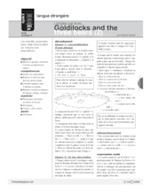 Goldilocks (2) / L'anglais par le jeu