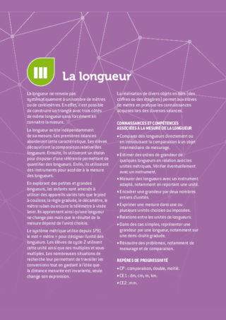 Grandeurs et mesures : la longueur