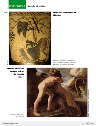 Hercule et la mythologie (3) /  Hercule et le lion
