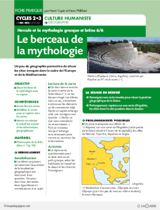 Hercule et la mythologie (6) /  Le berceau de la mythologie