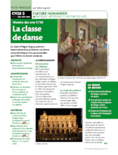 Histoire des arts (7) / La classe de danse