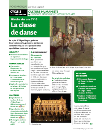 Fiches Histoire Des Arts Cycle 3