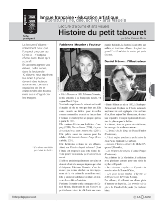 Histoire du petit tabouret / Album et arts visuels (5)