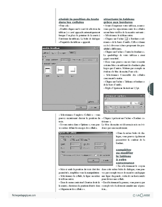 Informatique pour le maître / Réaliser un emploi du temps