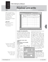 Informatique pour le maître / Réaliser une grille de préparation