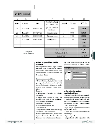 Informatique pour le maître / Un utilitaire pour les commandes