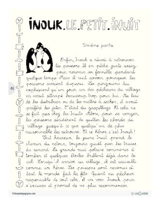 Inouk le petit Inuit (6) / Lecture suivie