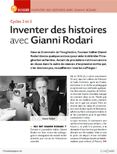 Inventer des histoires avec Gianni Rodari (dossier)