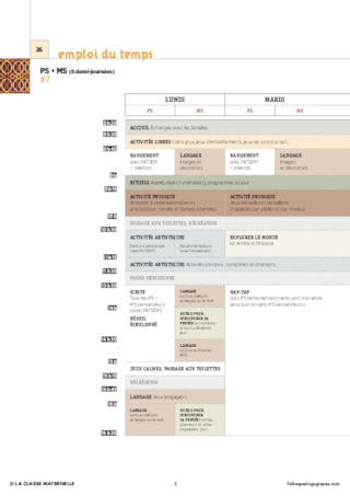 IO 2015 - 15 Emplois du temps en MS