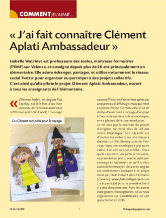 J’ai fait connaître Clément Aplati Ambassadeur