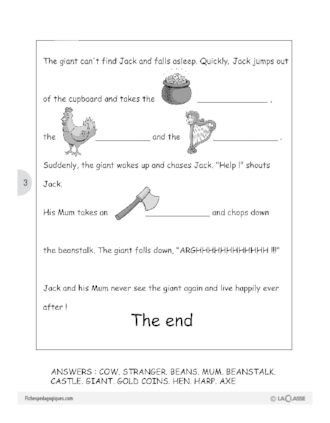 Jack and the beanstalk (6) / L'anglais par le jeu