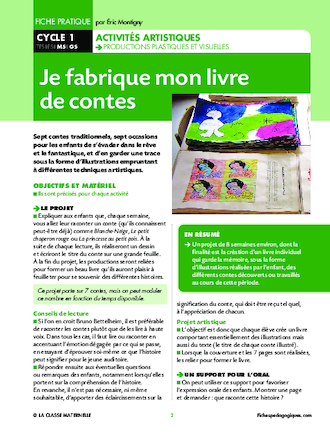 Je fabrique mon livre de contes