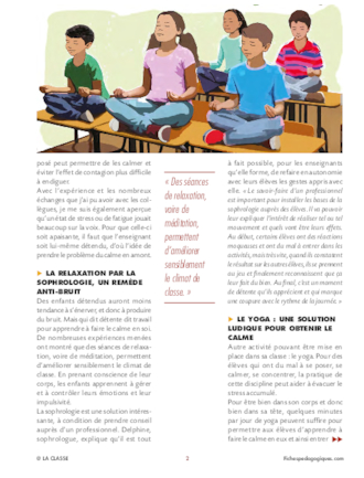 Je n’arrive pas à avoir le calme dans ma classe…