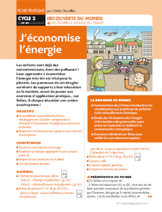 J'économise l'énergie