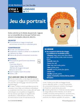 Jeu du portrait