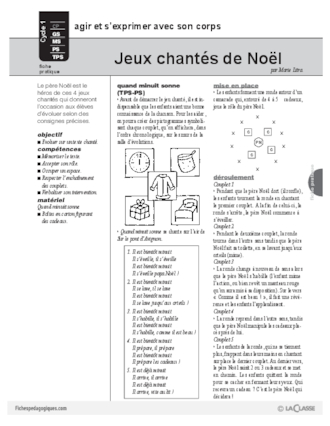 Jeux chantés de Noël