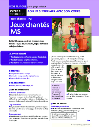 Jeux chantés MS 1/2