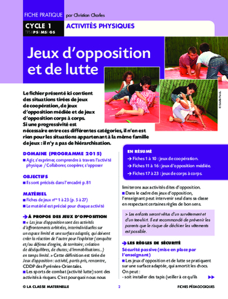 Jeux d'opposition et de lutte