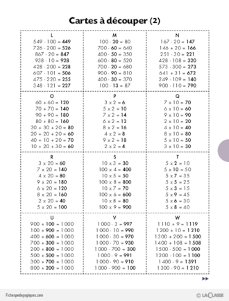 Jeux de calcul mental