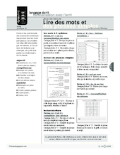 Jeux de lecture (10) / Lire des mots et des phrases simples