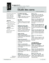 Jeux de lecture (8) / Etude de sons