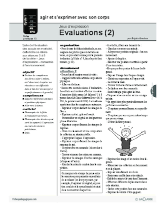 Jeux d'expression (10) / Evaluation (2)