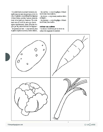 Jeux d'expression (6) / Des légumes