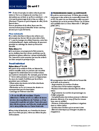 Jeux d'observation et de lecture / Cycle 2