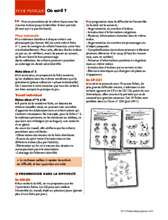 Jeux d'observation MS-GS