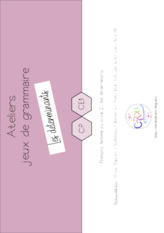 Jeux de grammaire sur les déterminants CP CE1 – Thème Printemps