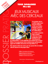 Jeux musicaux et avec des cerceaux