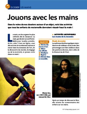 Jouons avec les mains (dossier)