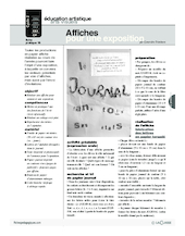 Journal (18) / Affiches pour une exposition