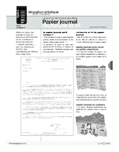 Journal (2) / Papier journal, recherche et tri
