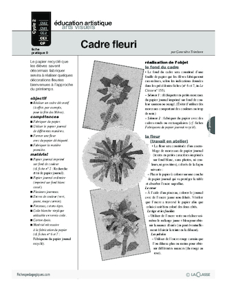 Journal (9) / Cadre fleuri