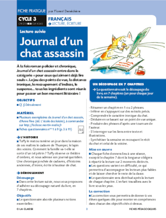 Journal d'un chat assassin