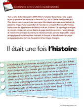 Journal de bord élémentaire (9) / Histoire