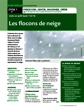 Juste un petit bout (13) / Les flocons de neige