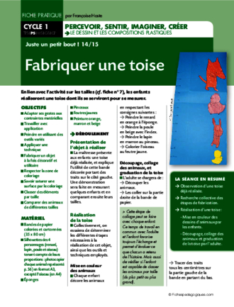 Juste un petit bout (14) / Fabriquer une toise