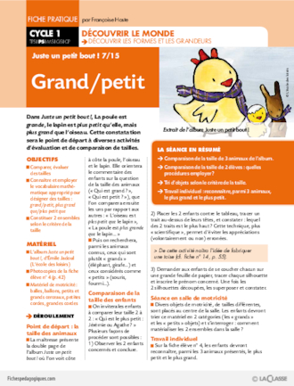 Juste un petit bout (7) / Grand/Petit